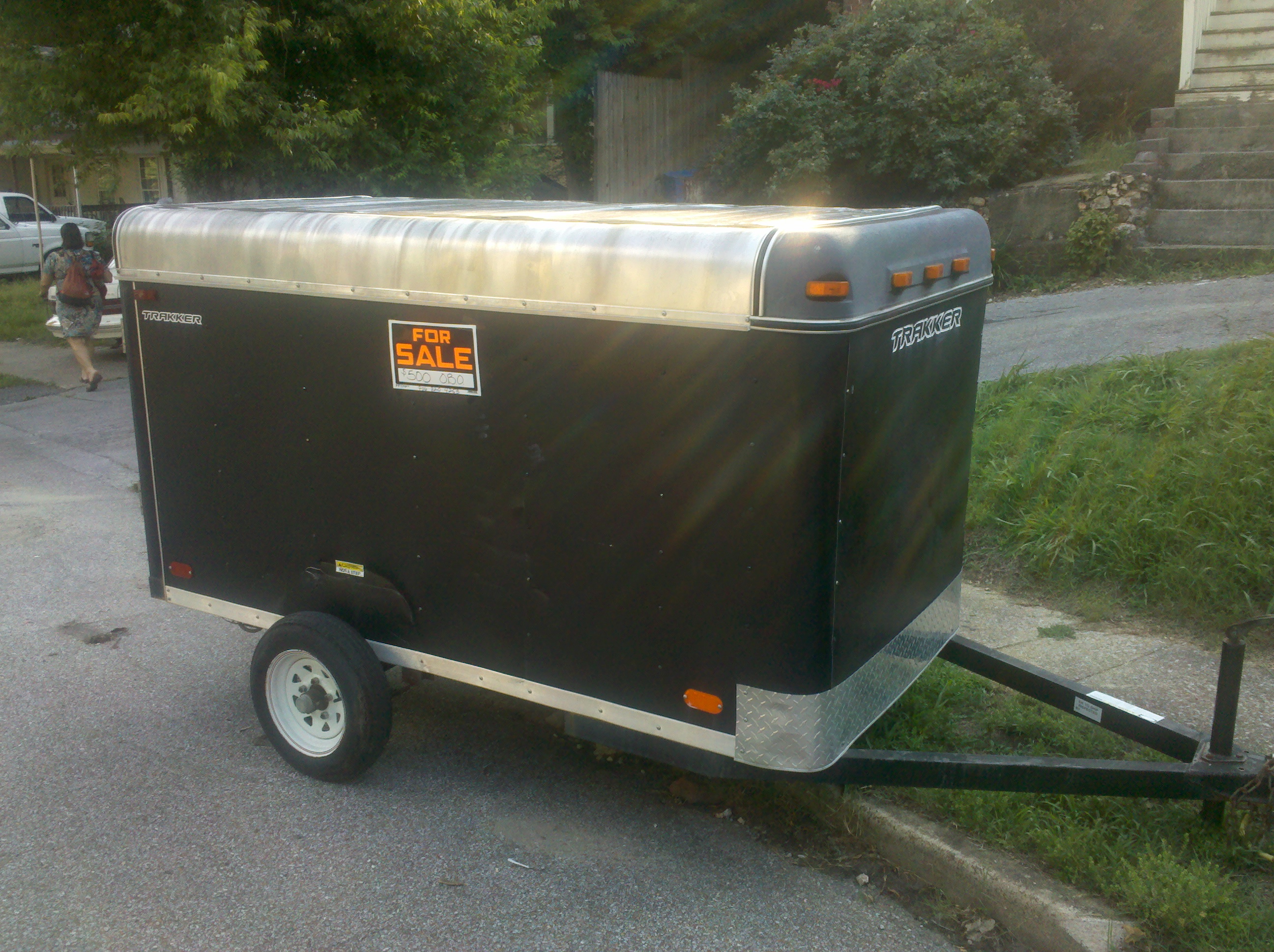 Enclosed Lawn Mower Trailer For Sale 1 